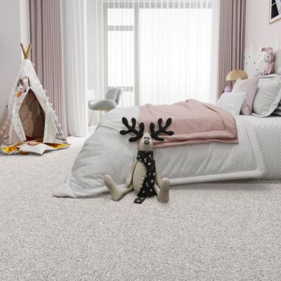 cozy textured carpets in a kids bedroom