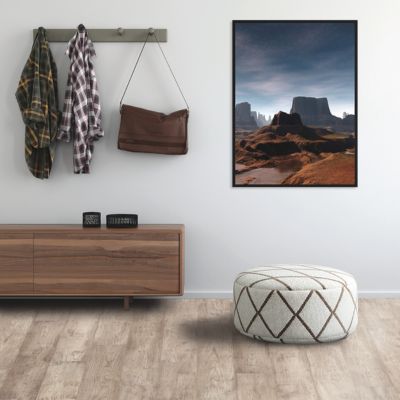 hardwood flooring in a stylish entryway